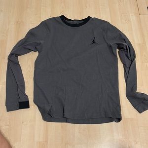 Jordan long sleeve gray. Size medium